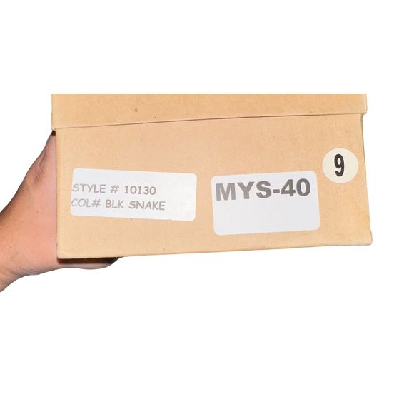 New Mystique Black Snake Slide Loafer 9 - Picture 6 of 6